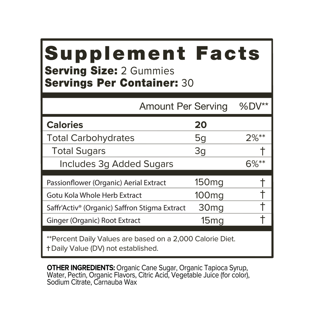 Organifi Happy Drops Sweet Lemon Flavor 60 Gummies