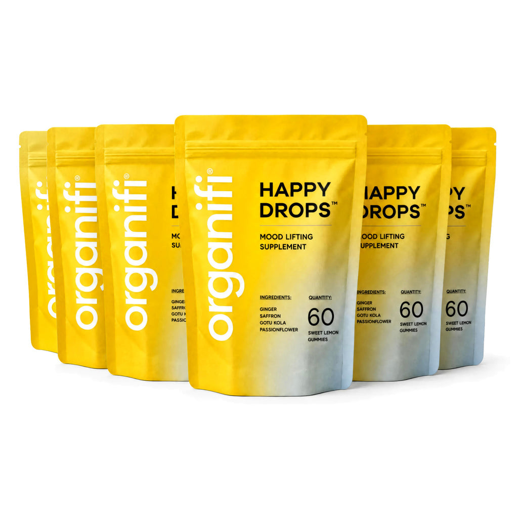 Organifi Happy Drops Sweet Lemon Flavor 60 Gummies